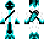 cyan enderman