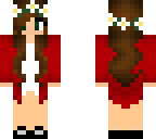 edit of christmas sweater flower crown girl