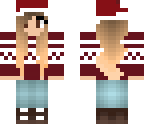 edited skin into christmas sweater