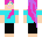 girl with peace sign hair