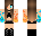 ice and fire twin crop top