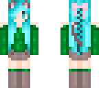 misu green outfit