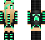 neon creeper girl