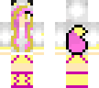 pink yellow fox girl