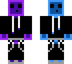 purple and blue slime