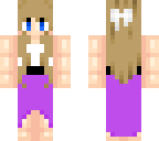 purple dress girl