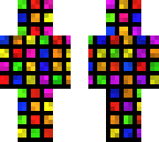 rainbow cubic person