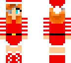xmas girl with eye patch