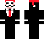 anonymous santa hat
