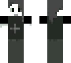 black and white