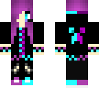 blue and purple girl