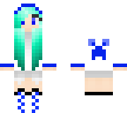 blue creeper girl