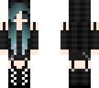blue emo girl