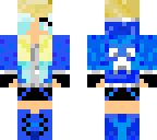 blue girl