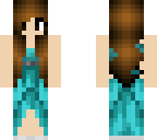 blue-green dress