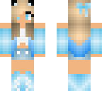 blue highlighted hair