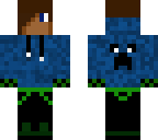 blue hoodie