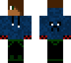 blue hoodie