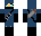 blue ninja girl