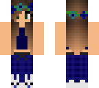 blue pajama girl