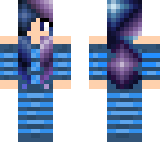 blue puppet girl