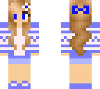 blue winter girl