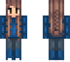 blue winter sweater