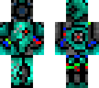cyan robot