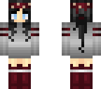 edited ponytail and maroon