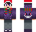 gengar with christmas clothes