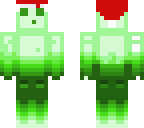 green crismas slime