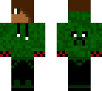 green hoodie