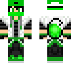 green wolf boy no hoodie