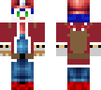 marionic santa with candy cane swords