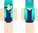 miku hatsune bathing skin