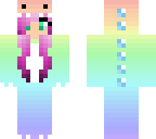 ombre dino girl