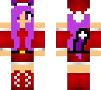 purple cat santa
