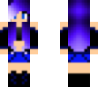 purple haired girl