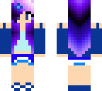 purple haired girl