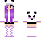 purple panda girl edit