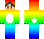 rainbow bunny onesie