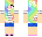 rainbow girl