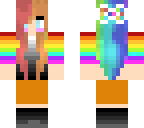rainbow girl