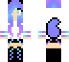 rainbow panda girl edited