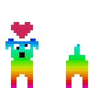 rainbow puppy