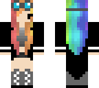 rainbow scientist girl