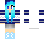 unfinished blue