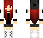 3d pixel arm wolf girl