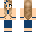 a blue girl