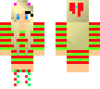 alis skin is so christmas theme